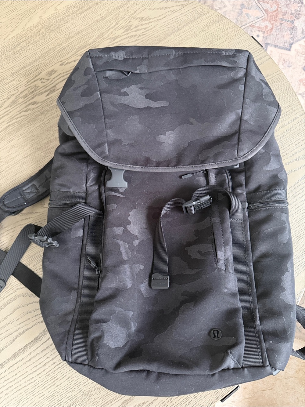 lululemon athletica Black Camo Daypack Backpack